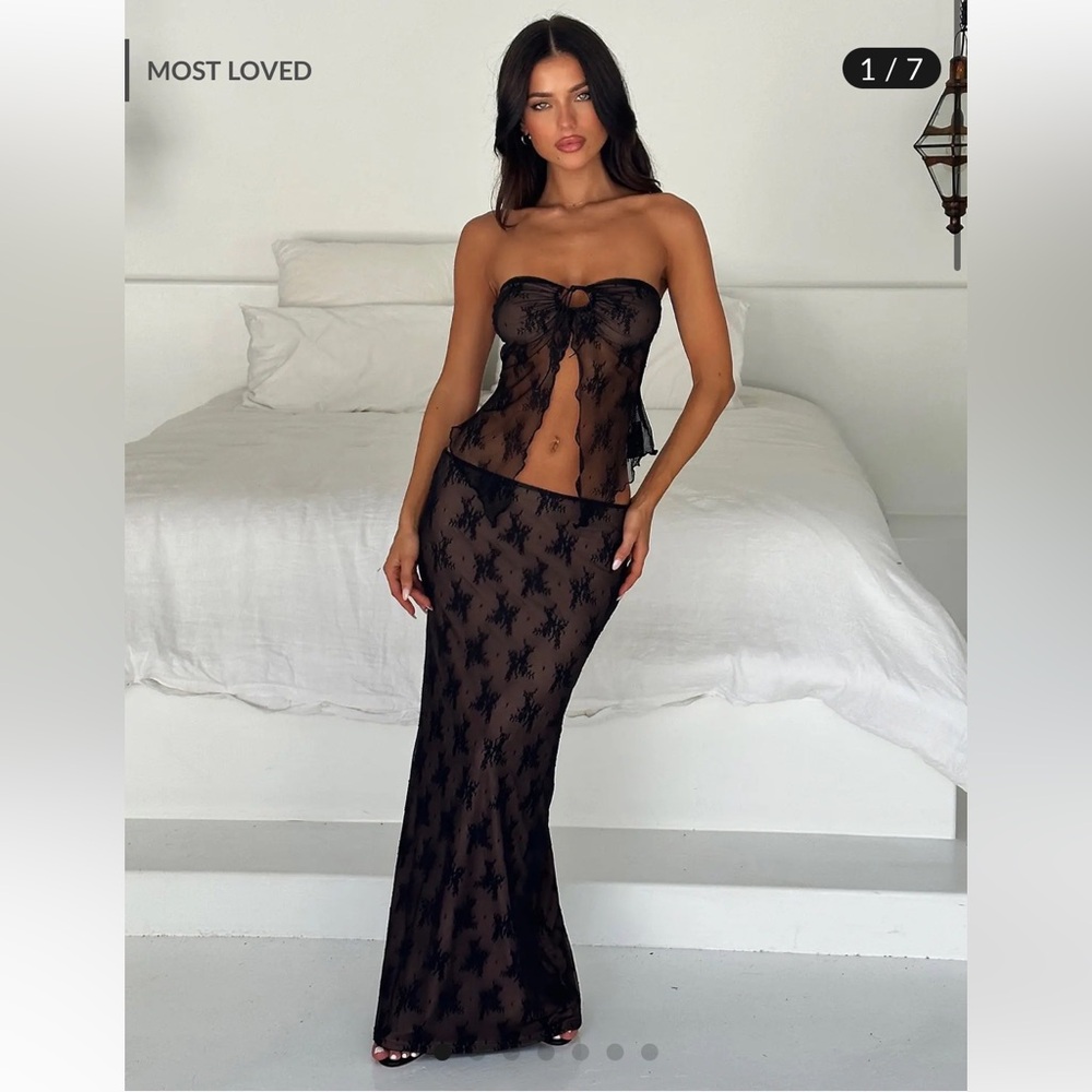 TIGERMIST KAROLINA SET - black lace